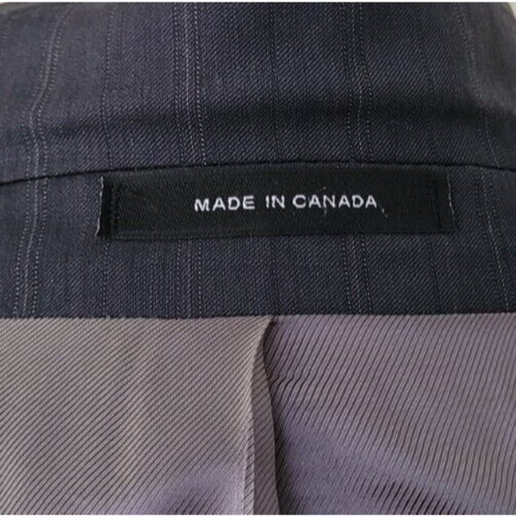 CALVIN KLEIN 38R MEN'S SPORT COAT GRAY WOOL BLEND TWO-BUTTON TWO-VENTS B524 - Picture 6 of 13